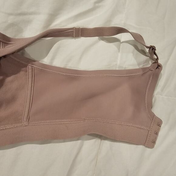 Soma Embraceable FC Wireless Unlined Bra 38C Pink Nude Back Close Hook Eye - Picture 5 of 7